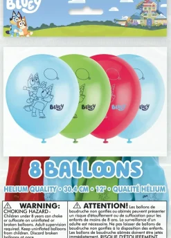 Bluey Printed Latex Balloons 12" | 8 ct