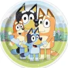 Bluey Round Paper Plates 9" | 8 ct