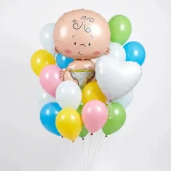 Bouncing Baby Balloon Bouquet | 19pc