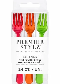 Box Mini Picks Forks 4in | 24ct