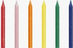 Bright Glitter Birthday Candles | 20ct