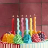 Bright Wavy Birthday Candles 5.5in | 12ct