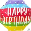 Bright Bold Birthday Supeshape Mylar Balloon 22" | 1ct