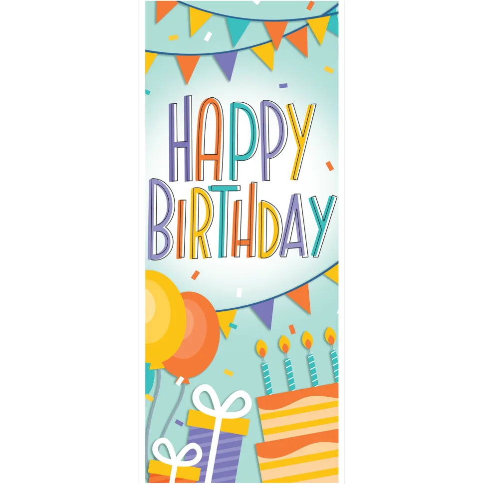 Bright Happy Birthday Door Cover | 1ct