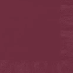 Burgundy Beverage Napkins | 100ct