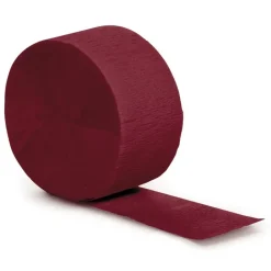 Burgundy Crepe Paper Streamer 81ft | 1ct
