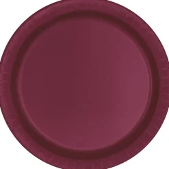 Burgundy Paper Plate 9in | 50ct
