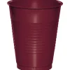 Burgundy Plastic Cups 16oz | 20ct