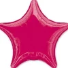 Burgundy Star Mylar Balloon, 18'' | 1 ct