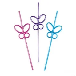 Butterfly Crazy Straws | 6ct