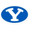 BYU stretch Y Oval Stickers 2" | 24 ct