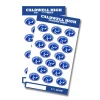 Caldwell High School Stickers 1" | 36ct