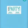 Caribbean Blue Plastic Table Cover – 54 in x 108 in | 1 ct