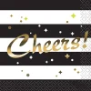 Chic Party Foil Beverage Napkins | 16ct