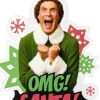 Christmas Buddy The Elf Supershape Mylar Balloon 25" x 28" | 1ct
