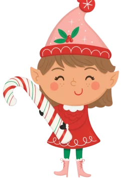 Christmas Minty Elf Supershape Mylar Balloon 26"x39" | 1ct