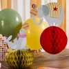 Circus Carnival Honeycomb Decorations Elephant & Seal | 2ct