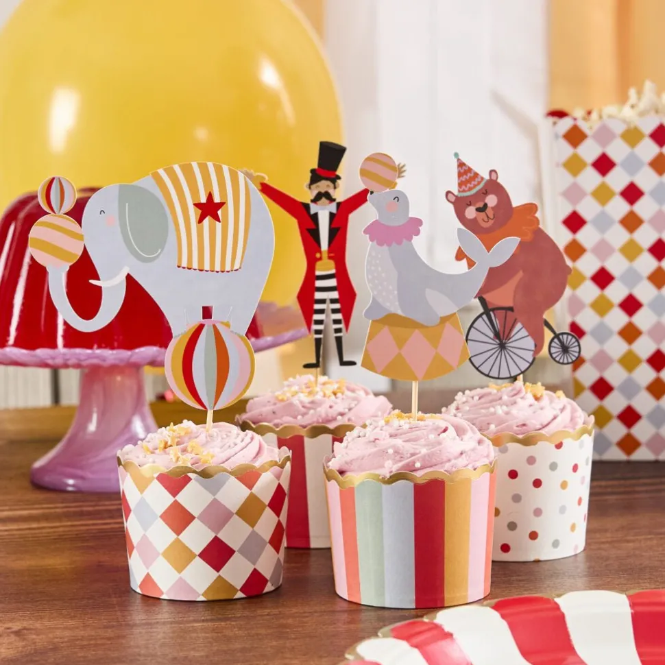 Circus Food Picks & Food Cup Set | 12ct