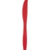 Classic Red Premium Plastic Knives | 24ct