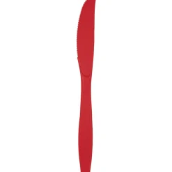 Classic Red Premium Plastic Knives | 24ct