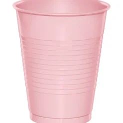 Classic Pink Plastic Cups 16oz | 20ct