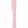 Classic Pink Plastic Knives | 24ct