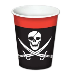 Classic Pirate Paper Cups 9oz | 8ct