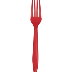 Classic Red Premium Plastic Forks | 24ct