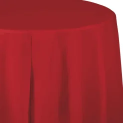 Classic Red Round Tablecover 82" | 1ct