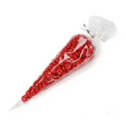 Clear Cone Cellophane Bag | 100ct