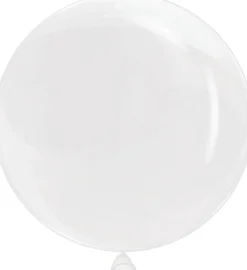 Clear Round SuperShape Bubble Balloon 36" | 1 ct