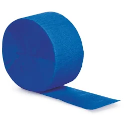 Cobalt Crepe Paper Streamer 81ft | 1ct