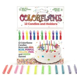 Colorflame Birthday Candles | 12ct
