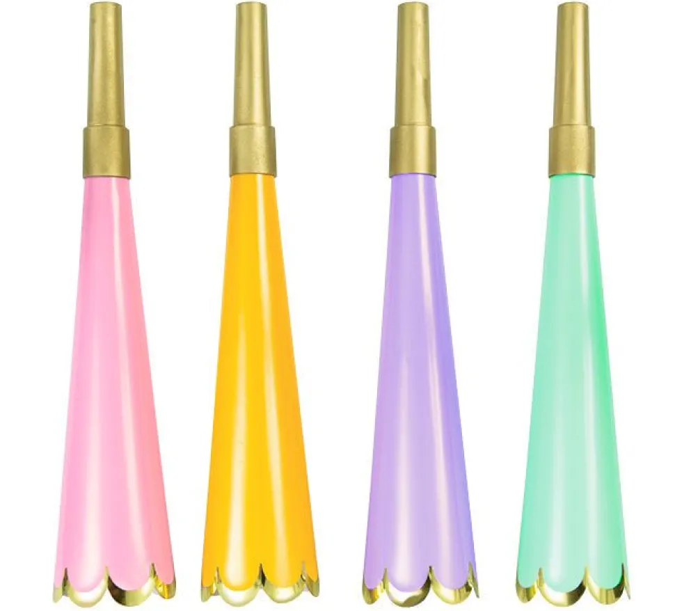 Colorful Horns Scallop Edge | 4ct