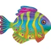 Colorful Fish Holographic SuperShape Mylar Balloon 33" | 1 ct