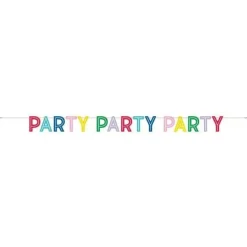 Colorful PARTY Letter Banner 7Ft | 1ct