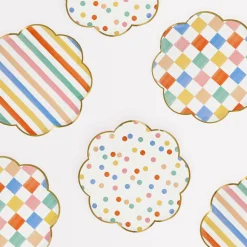 Colorful Pattern Side Plates | 8ct