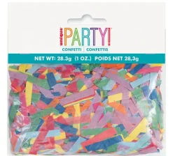 Colorful Rectangle Tissue Confetti 1oz | 1ct