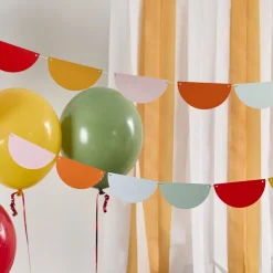 Colourful Scallop Party Garland | 1ct
