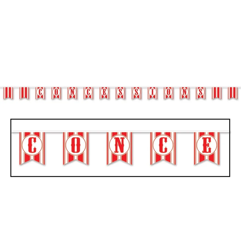 Concessions Pennant Banner 10ft | 1ct