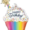 Confetti Sprinkle Birthday Super Shape Mylar Balloon 31" | 1 ct