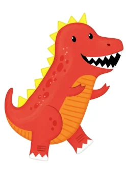 Cool Dino Supershape Mylar Balloon 24"x31" | 1ct