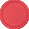 Coral Paper Dinner Plates 10'' | 24ct