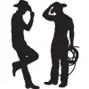 Cowboy Silhouettes | 2ct