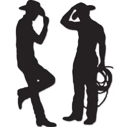 Cowboy Silhouettes | 2ct