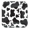 Cow Print Square Paper Plates 7" | 8ct