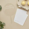 Custom Anniversary Acrylic Cake Topper | 1ct