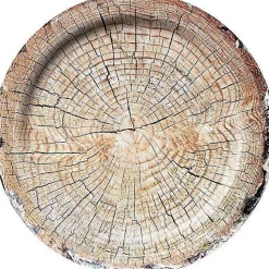 Cut Timber 7in Paper Plates 8pk | 1ct