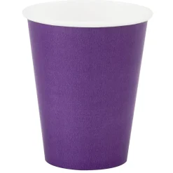 Deep Purple Paper Cups, 9 oz. | 24ct