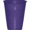 Deep Purple Plastic Cups 16oz | 20ct